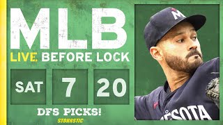 MLB DFS Picks Today 72024 DraftKings FanDuel amp PrizePicks Baseball Lineups  Live Before Lock [upl. by Adnarrim676]