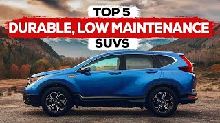 Top 5 Long Lasting SUVs With Low Maintenance Costs Part 1 [upl. by Alec457]