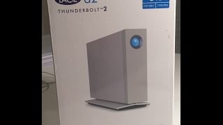 Lacie d2 6TB Unboxing [upl. by Spatz]