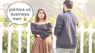 Politics vs businessman 👍prank  vivek golden [upl. by Nanon]