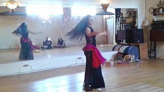 Moroccan dance  raks maghribi  Soumaya MaRose Montreal 2018 [upl. by Ym]