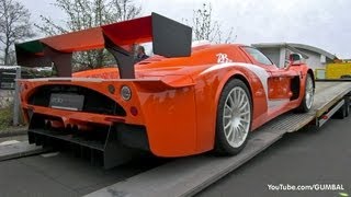 UNCUT Maserati MC12 Corsa by Edo Competition Full details start up  Fly by [upl. by Aramoj]