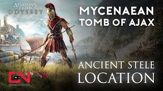 Assassins Creed Odyssey  Mycenaean Tomb of Ajax  Ancient Stele Location [upl. by Annuhsal]