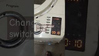 shorts U5 Er Bosch washing machine top door error code solved [upl. by Noach]