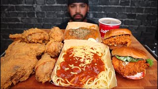 ASMR EATING JOLLIBEE MUKBANG [upl. by Slrahc]