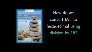 5189 Converting Decimal to Hexadecimal By Repeated Division by 16 via Modified Algorithm [upl. by Kneeland]