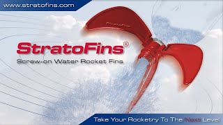 Water Rocket Fins  StratoFins Screwon Fins [upl. by Aldos36]