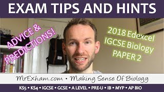 2018 Edexcel IGCSE Biology Paper 2 advice and predictions [upl. by Josepha]