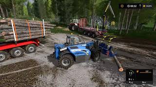 Farming simulator 17  Emerald valley logging timelapse ep1 [upl. by Mireielle125]