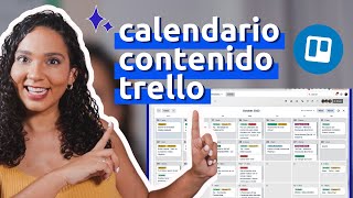 Haz un calendario de contenido para redes sociales con Trello  App para hacer un plan de contenido [upl. by Saxena]