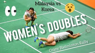 Womens Badminton Doubles Badminton Rules Badminton tips Olympic 2024 Insane Rally Shots badminton [upl. by Evers]