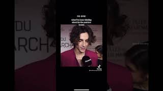 Timothee Chalamet video  timotheechalamet fyp actor hollywoodactor [upl. by Innob]