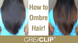 How to DIY Ombre color at home Color your own hair [upl. by Notnil]