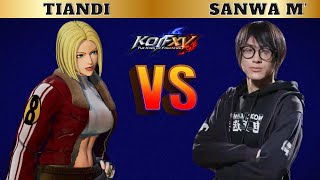 KOFXV Sanwa M Vs Tiandi  King of Fighters XV  FT 5 Some of the best in kofxv [upl. by Kcirtapnhoj]