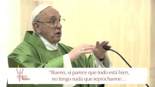 La conversión es una quotvisita de Diosquot El Papa Francisco en Casa Santa Martha HD 18112014 [upl. by Shepperd]