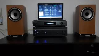 NAD C356Bee DAC NAD’s PowerDrive™ Input HP Laptop Spotify  Tannoy Revolution XT6 [upl. by Nosredna]