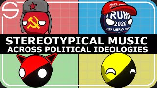 Stereotypical Music across Political Ideologies  Political Compass [upl. by Giamo]