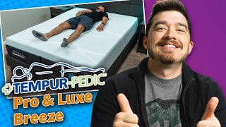 TempurPedic Breeze Mattress Review  Best Cooling Memory Foam Beds [upl. by Anor]