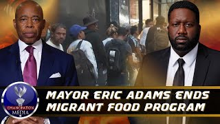 NYC Mayor Eric Adams Ends Debit Card Program That Gave Free Food To Migrants [upl. by Eadith]