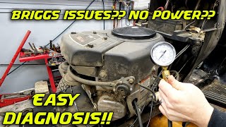 Riding Mower Bogs Or Dies Under Load Easy Diagnosis  Repair When There Is No Power Or Runs Rough [upl. by Eliathas]