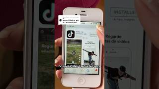 TIKTOK SUR IPHONE 4S😱 [upl. by Narual78]