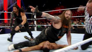 The coolest moment ever Roman Reigns teams with Bray Wyatt [upl. by Einittirb360]