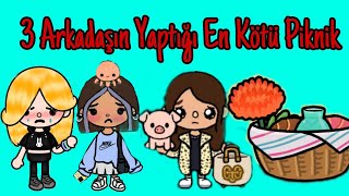 Toca Boca Life World  3 Arkadaşın Hayatında Yaptığı En Kötü Piknik PART 1 [upl. by Nomelihp879]