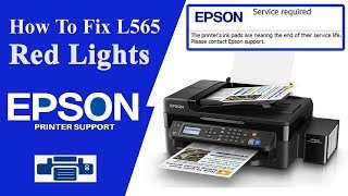 Epson l565 Resetter L565 Service Required January 2024 [upl. by Sitoiyanap]