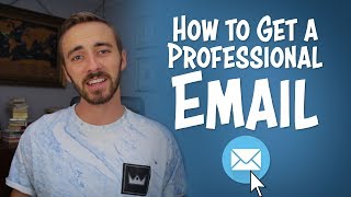 How To Get a Professional Email Address And Set Up With Gmail [upl. by Htenaj616]