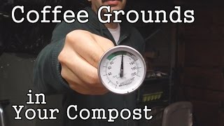 Using Coffee Grounds to Heat Up Compost in Your Tumbling Composter for FREE [upl. by Remle]