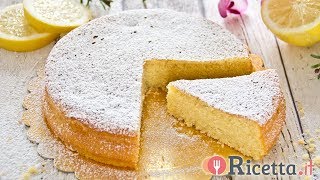 Torta al limone  Ricettait [upl. by Yelrebmyk]