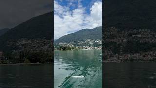 Locarno Boat Ride on Lago Maggiore from Locarno to Ascona Ticino Switzerland Shorts [upl. by Tami124]