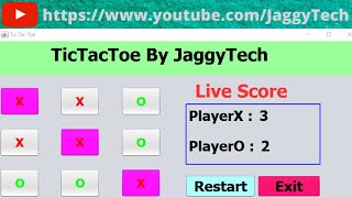 How to Create Tic Tac Toe Game in Java  Java Project  JaggyTech [upl. by Anjali]