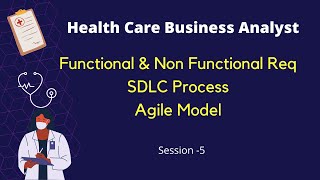 Functional and Non Functional Requirements in Healthcare BA  SDLC Process and Agile Model [upl. by Attayek726]