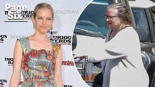 Bridget Fonda explains why she won’t return to Hollywood during rare outing  Page Six [upl. by Acimot561]