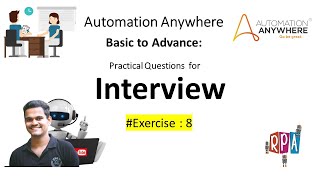 automation anywhere interview questions  A360 Exercise  8DataTable automationanywhere a360 [upl. by Enneite711]