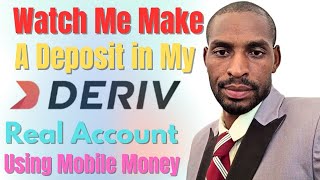 How to Make a Deposit in Deriv Real Account And Transfer the funds to MT5 Using Mobile Money [upl. by Assirram186]