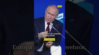 Putin señala los errores económicos de Europaputin rusia presidente occidente europa comercio [upl. by Strephon585]