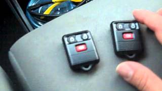 2006 Ford F250 Super Duty Keyless Entry FOB Programming [upl. by Yahsal]