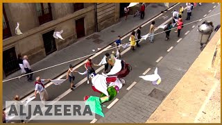 🇪🇸 Nearly 200000 protest for Basque right to secede from Spain  Al Jazeera English [upl. by Enajyram861]