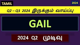 GAIL 2024 Q2  Q3 இருக்கும் வாய்ப்பு [upl. by Anelehs865]