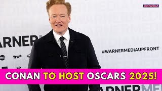 OSCARS 2025 Conan OBrien Has Officially Been Announced As The Host Of 97th Academy Awards  N18G [upl. by Yrreb60]