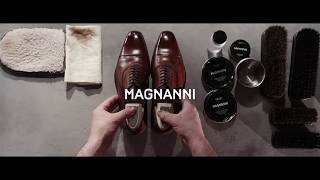 Magnanni Shoe Care  Preserving the Antiqued Finish [upl. by Holzman]