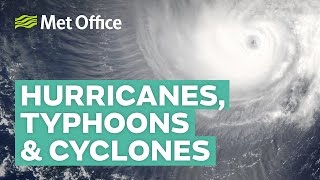 What is the difference between hurricanes typhoons and cyclones [upl. by Ocirderf487]