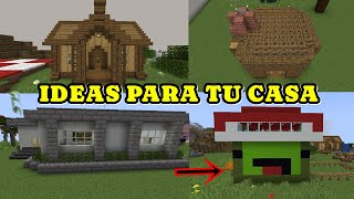 Casas para hacer en Minecraft Java y Bedrock  Evento Construcciones [upl. by Lida114]