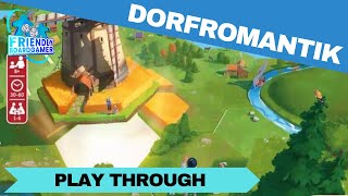 Dorfromantik Game 1  Solo Playthrough [upl. by Horgan]