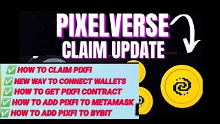 PIXELTAP PIXFI TOKEN AIRDROP CLAIMING amp HOW TO ADD PIXFI TO METAMASK BYBIT [upl. by Symon]