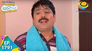 Taarak Mehta Ka Ooltah Chashmah  Episode 1791  Full Episode [upl. by Elletsirhc]