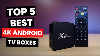 Top 5 Best 4K Android TV Boxes 2024 [upl. by Vernice901]