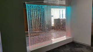 Beautyfull freestanding bubble wall [upl. by Moyer]